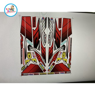 [SHIN DECAL] Tem xe jupiter RCmẫu JG đỏ đen
