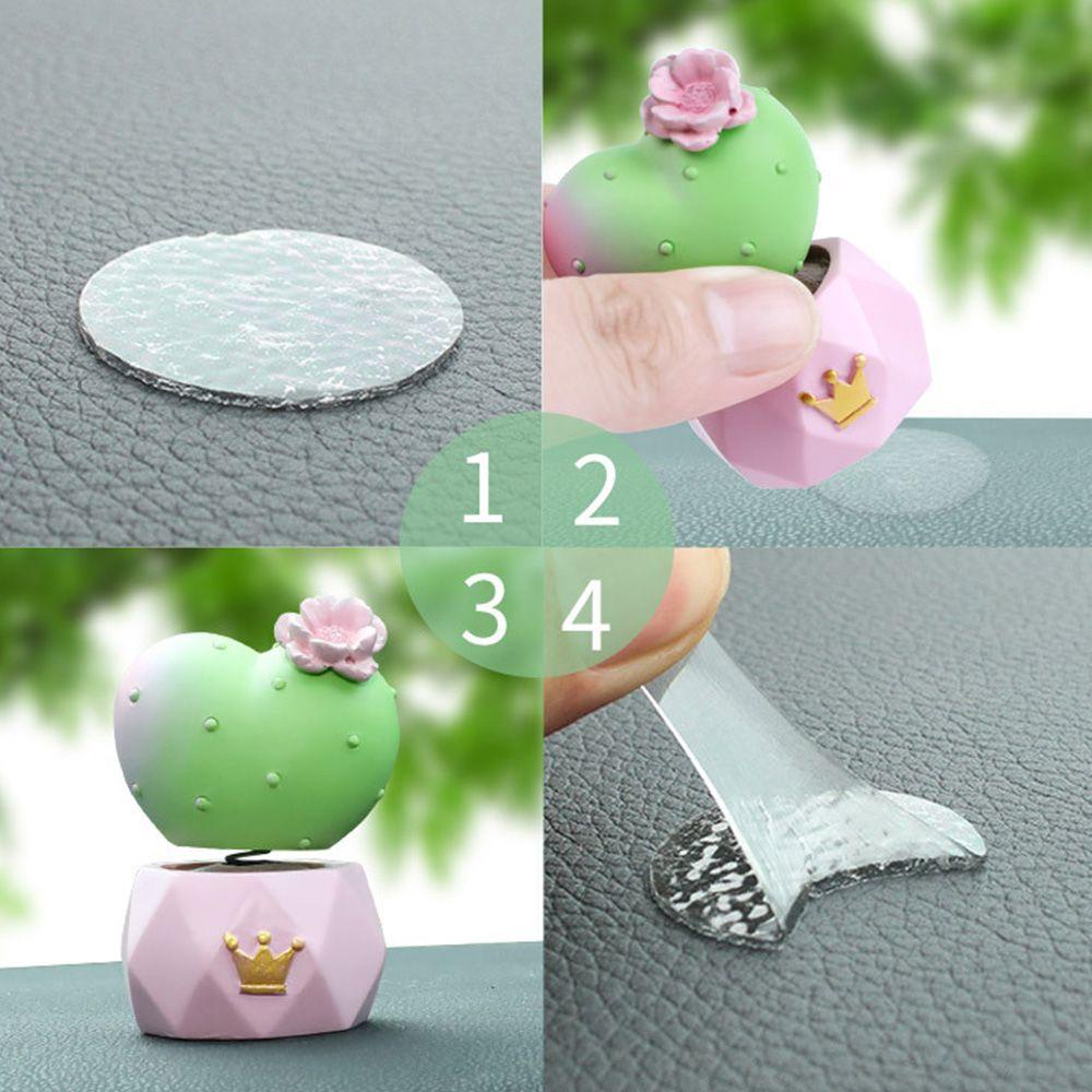 YNATURAL Mô Hình Cây Xương Rồng Lắc Đầu Bằng Nhựa Resin Trang Trí Nhà Cửa / Xe Hơi