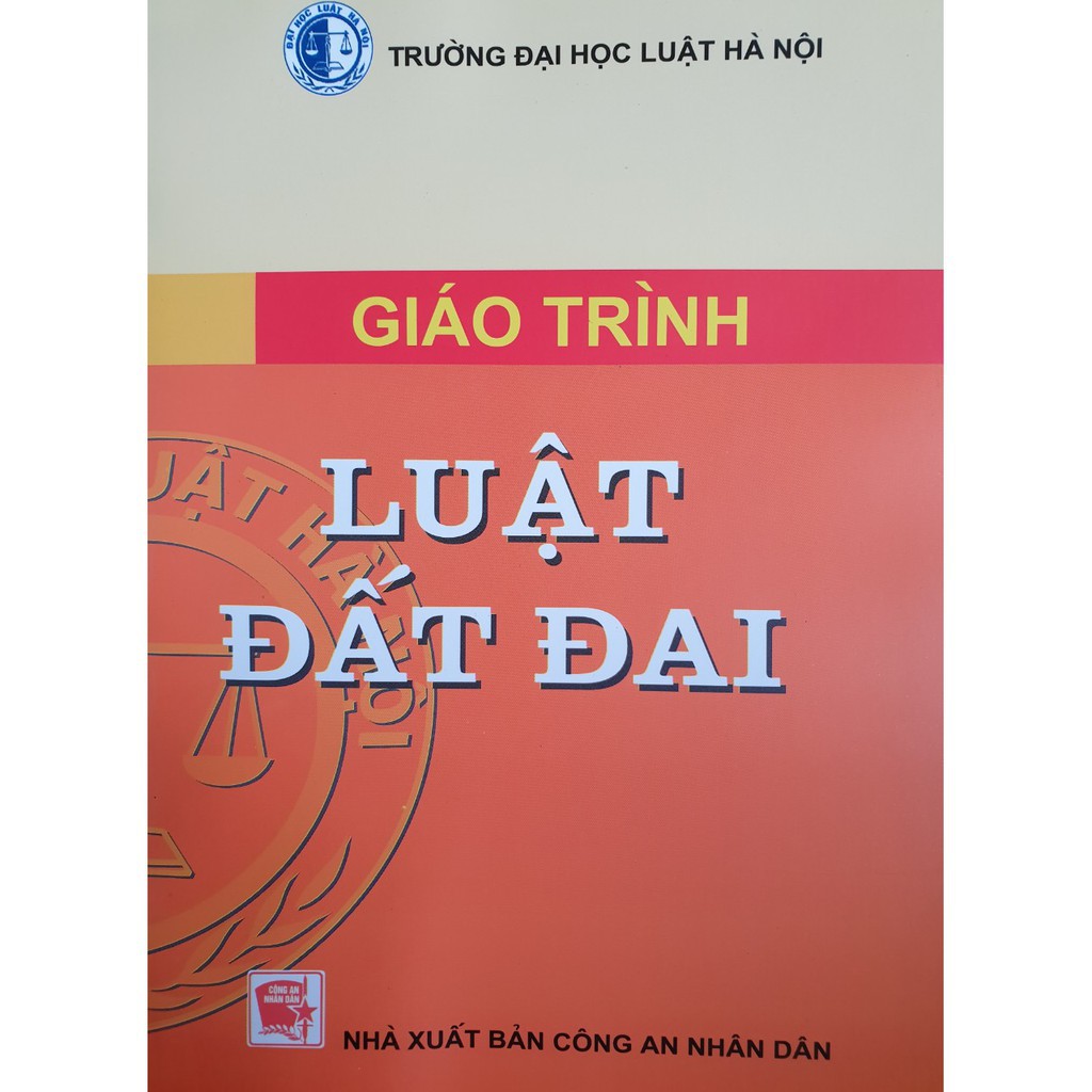 Sách - Giáo Trình Luật Đất Đai 2019