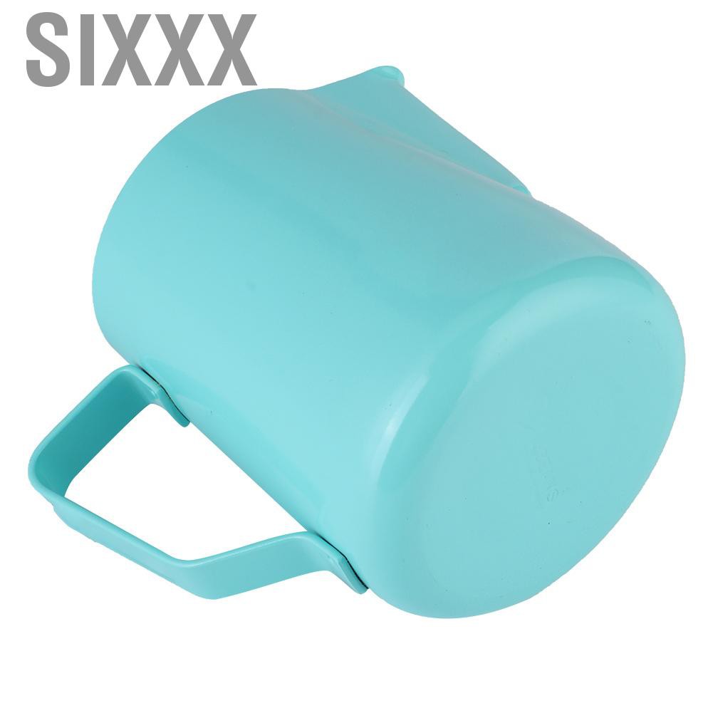 Sixxx Stainless Steel Coffee Pitcher Milk Frothing Jug Cup for Latte Art Making