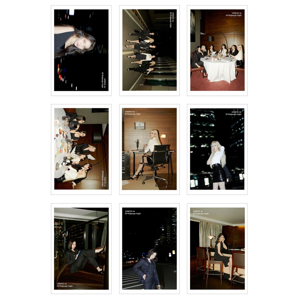 [Ép lụa] Lomo Card Ảnh  GFRIEND - Walpurgis Night (54 ảnh)