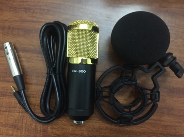  Micro thu âm bm900 MIC LIVE STREAM cho các sound card