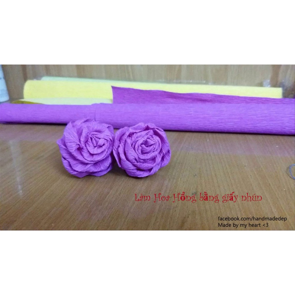 Giấy nhúng làm hoa