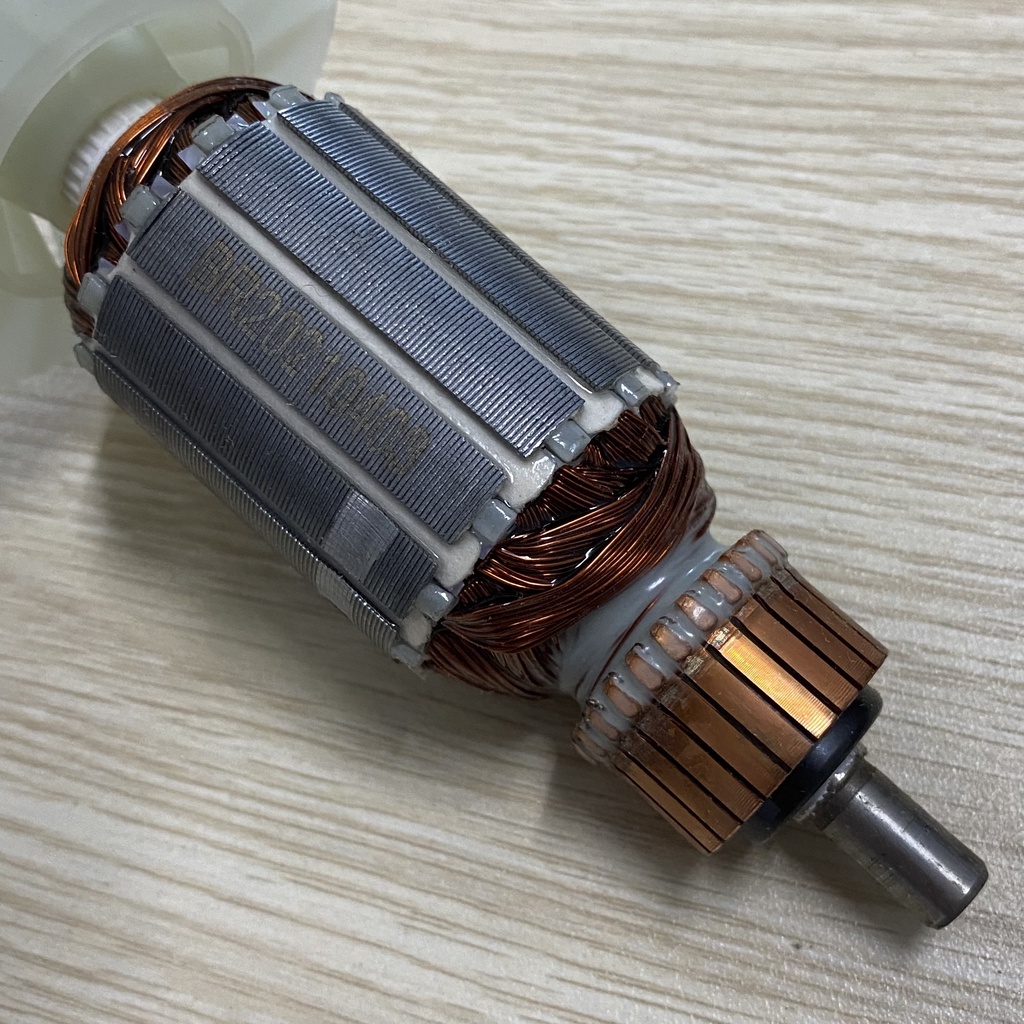 Rotor khoan bê tông BOS.CH GBH 2-24 DSE / 2-26 đời mới 7 Răng thân ngắn - Tặng chổi than