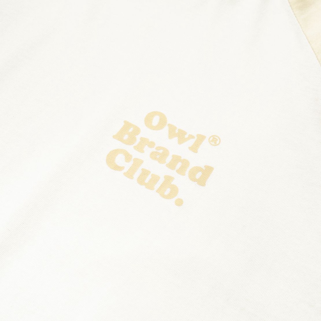 OWL BRAND® CLUB – RAGLAN TEE - Áo thun nam raglan cổ tròn / Tan
