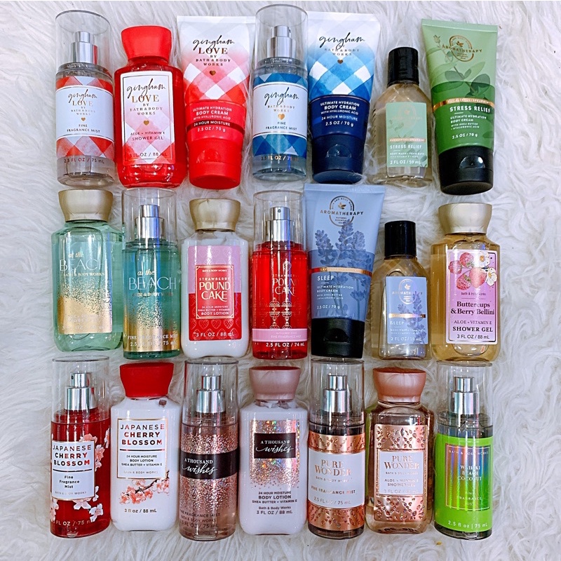 sữa tắm travel size BATH AND BODY WORKS