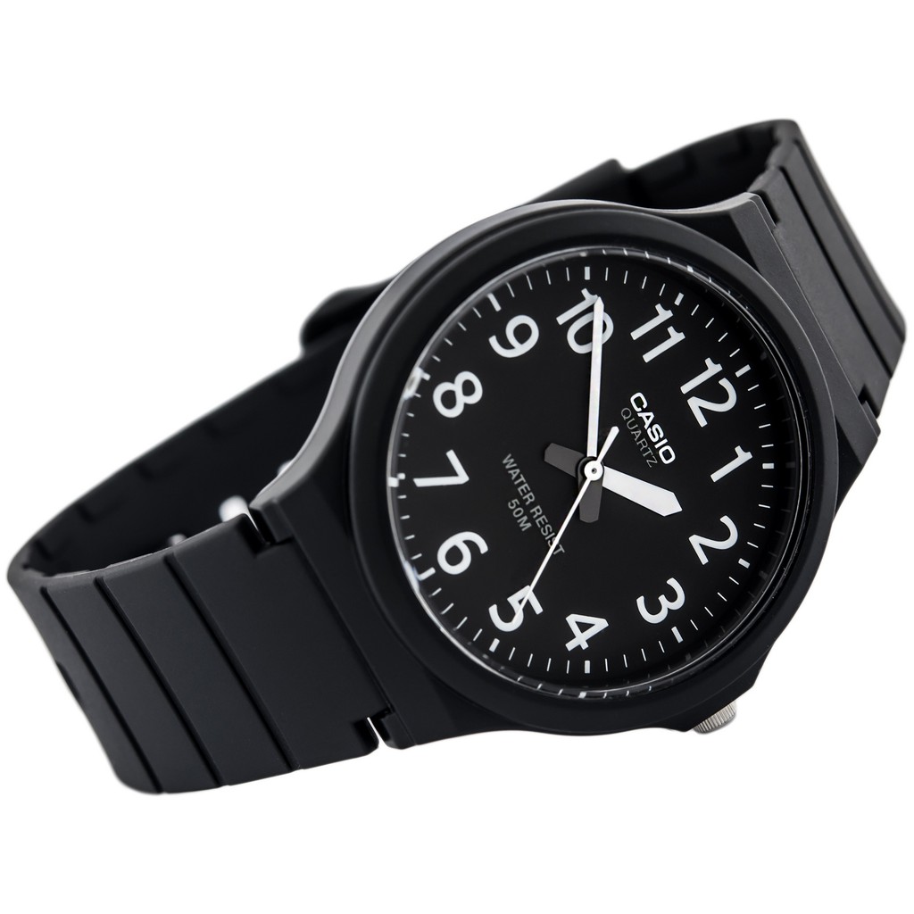 Đồng hồ nam dây nhựa Casio chính hãng MW-240-1BVDF