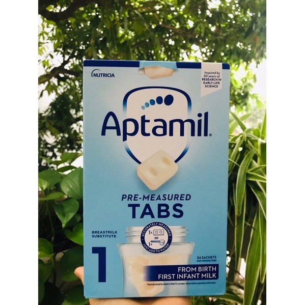 Sữa Aptamil Anh dạng thanh hộp 24 thanh