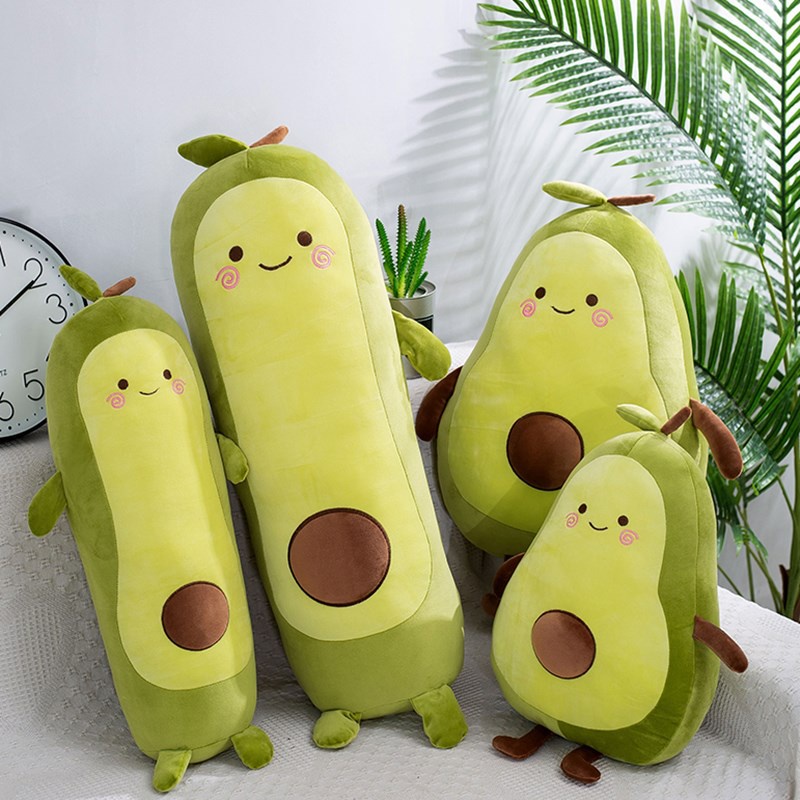 Quả Bơ Nhồi Bông Mềm Mại Dễ Thương