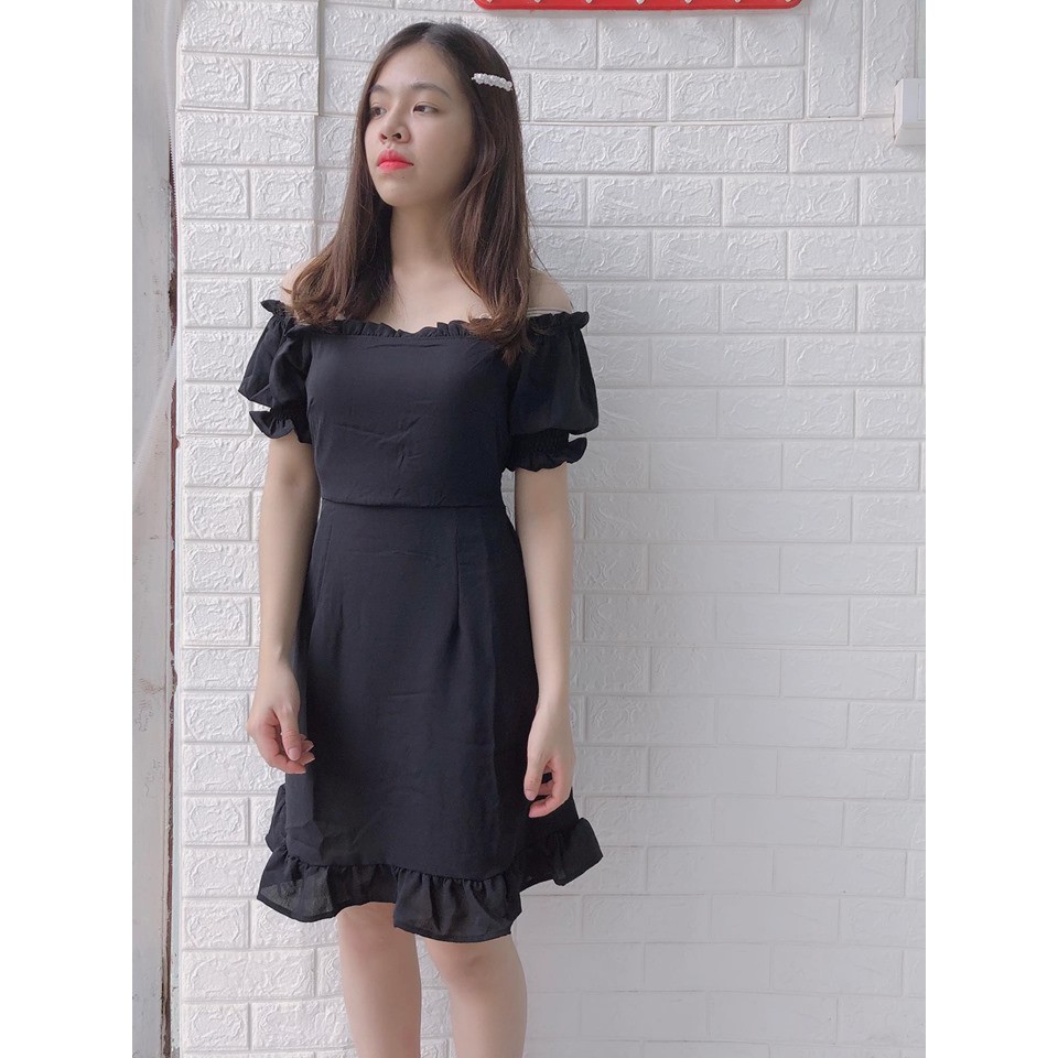 Váy trễ vai 4 màu | BigBuy360 - bigbuy360.vn