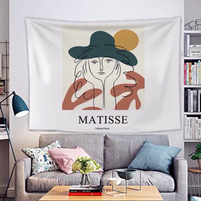 Tranh vải treo tường phong cách Matisse + tặng đèn trang trí -may.decor- | BigBuy360 - bigbuy360.vn