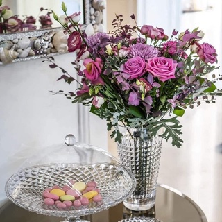 LỌ HOA PHA LÊ ROGASKA DIAMOND VASE 27CM