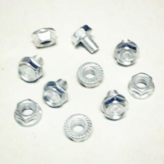 Bulon bông xi 6lyx1cm+tán x10 bộ