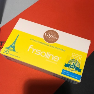 Nước muối Fysoline vàng và hồng (tặng hộp muối nhỏ)