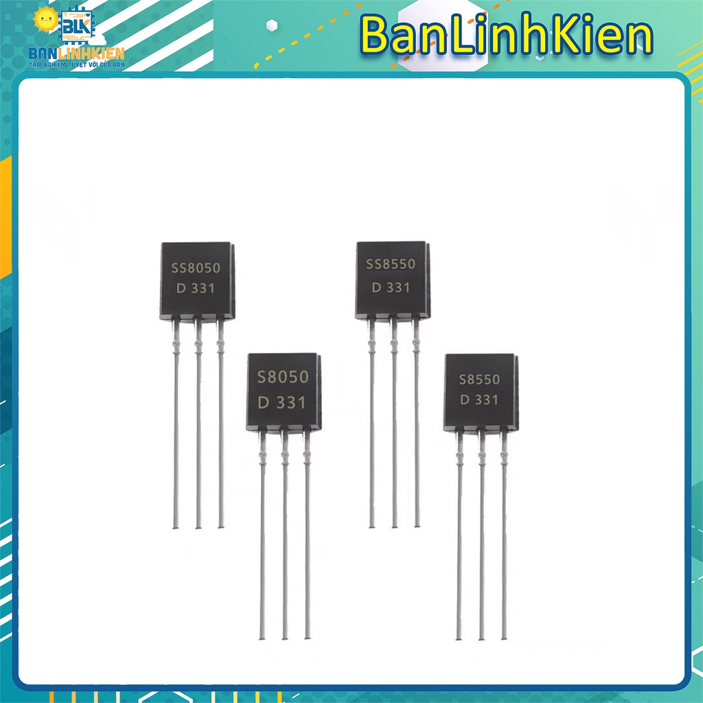 Bộ 10 transistor S8550 S8550 PNP 0.5A 40V Cắm/ dán