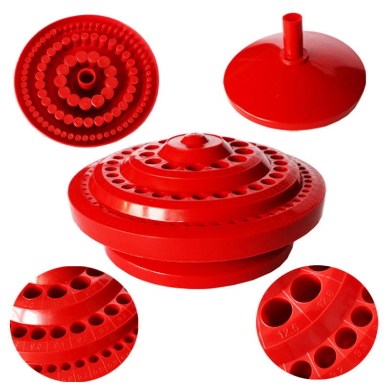 Set 100 Mũi Khoan Lỗ Tròn Bằng Nhựa Cứng Tiện Lợi Đứng