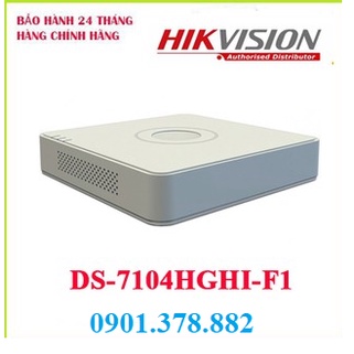 Đầu ghi hình HD-TVI 4 kênh TURBO 3.0 HIKVISION DS-7104HGHI-F1