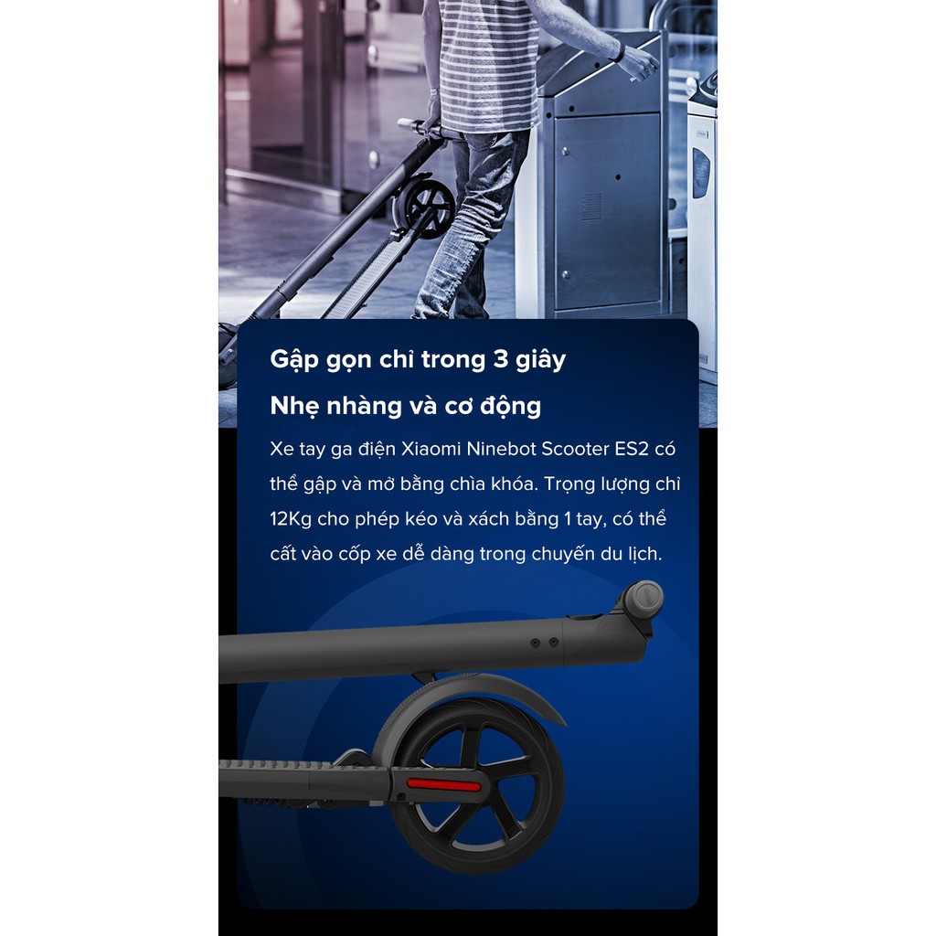 Xe Stepper scooter điện Ninebot ES2