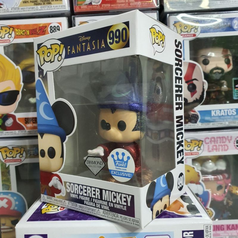 Đồ chơi mô hình funko pop 990 Sorcerer Mickey (Diamond) - Disney