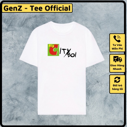 Áo thun BigCity Boi tấu hài thương hiệu, cotton co giãn 4 chiều unisex nam nữ mặc phong cách trẻ trung, năng động