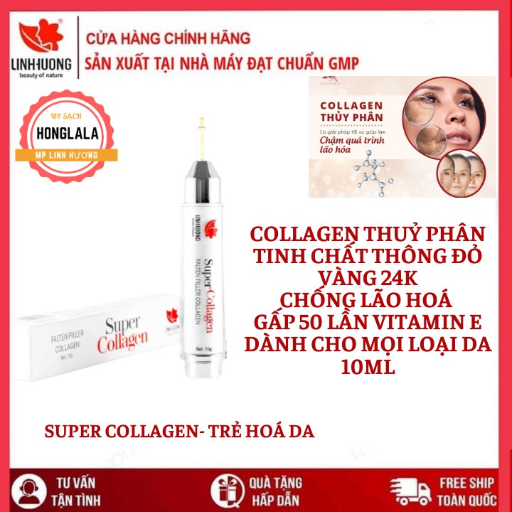 SUPER COLLAGEN THUỶ PHÂN TINH CHẤT VÀNG DƯỠNG TRẮNG GIẢM NHĂN [CHÍNH HÃNG]