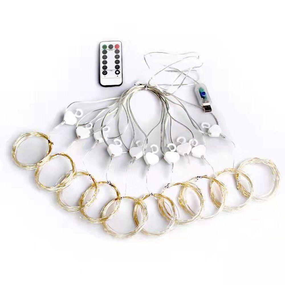 CONOPERY Đèn Led Rèm Cửa 3M 300 Bóng Độc Đáo Trang Trí Nhà Cửa