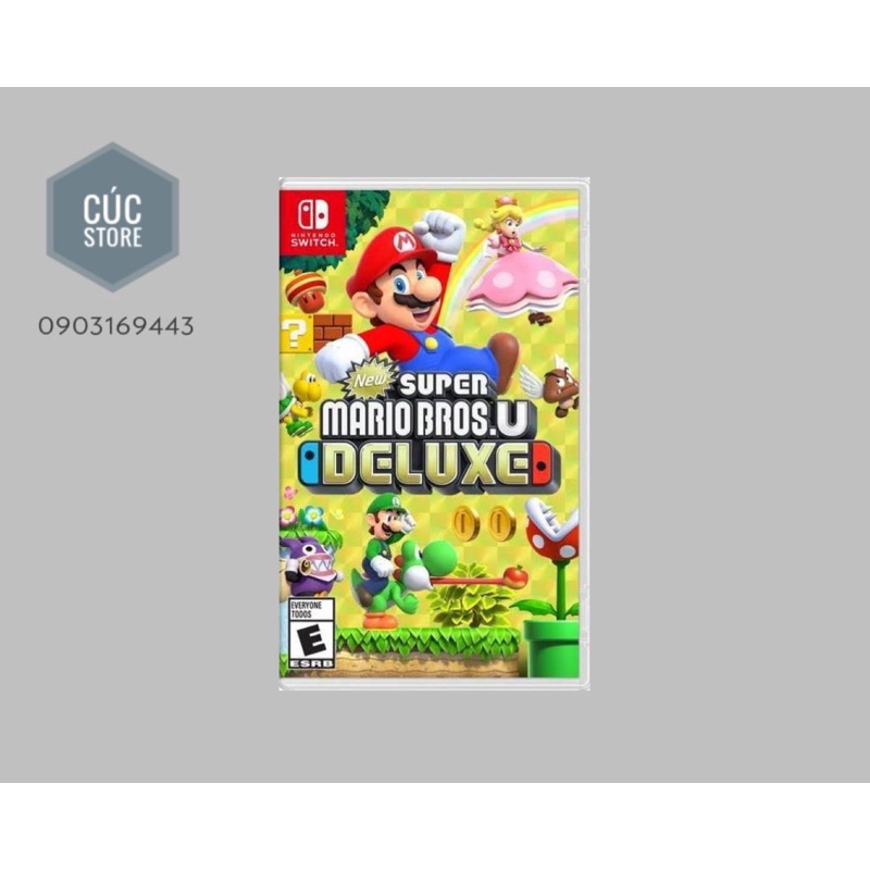 Băng chơi game SWITCH: New Super Mario Bros.U Deluxe