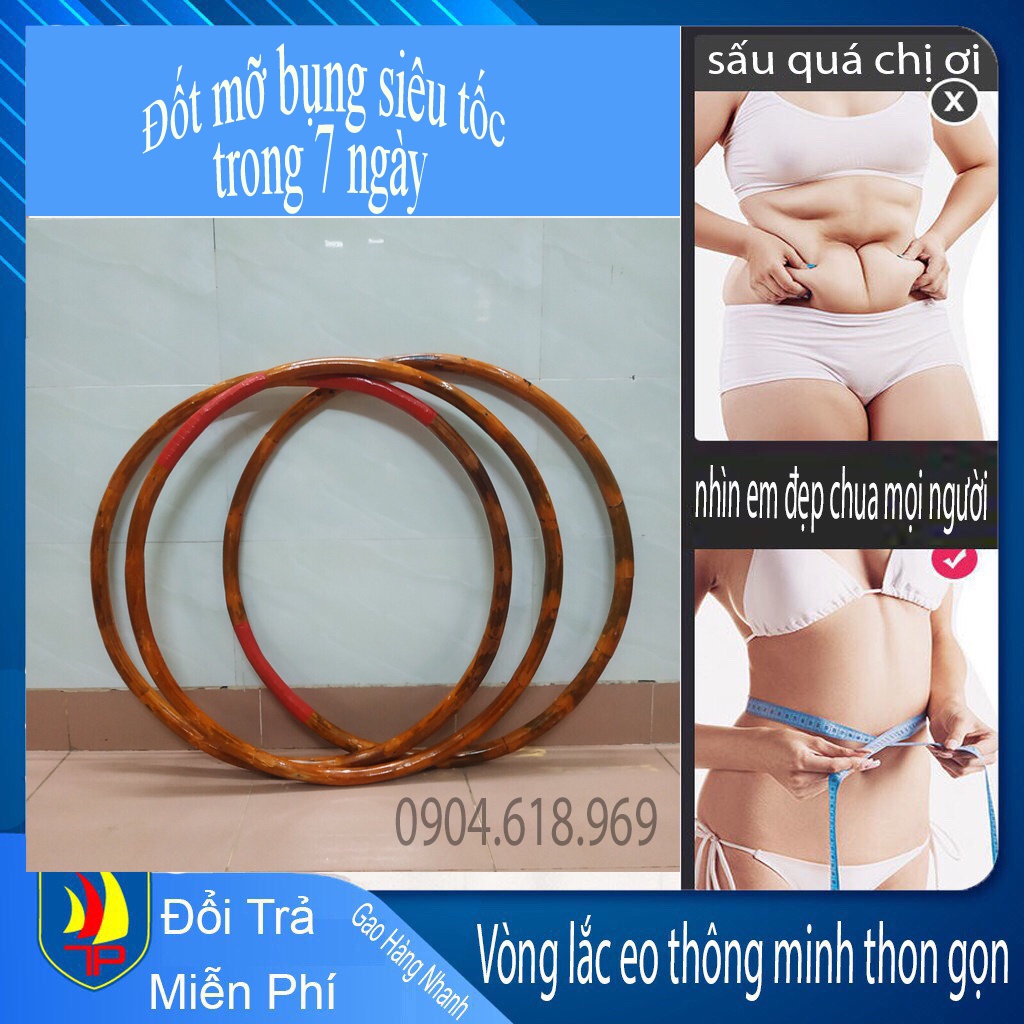 Vòng lắc bụng bằng Mây Trần Tự Nhiên nặng 2kg