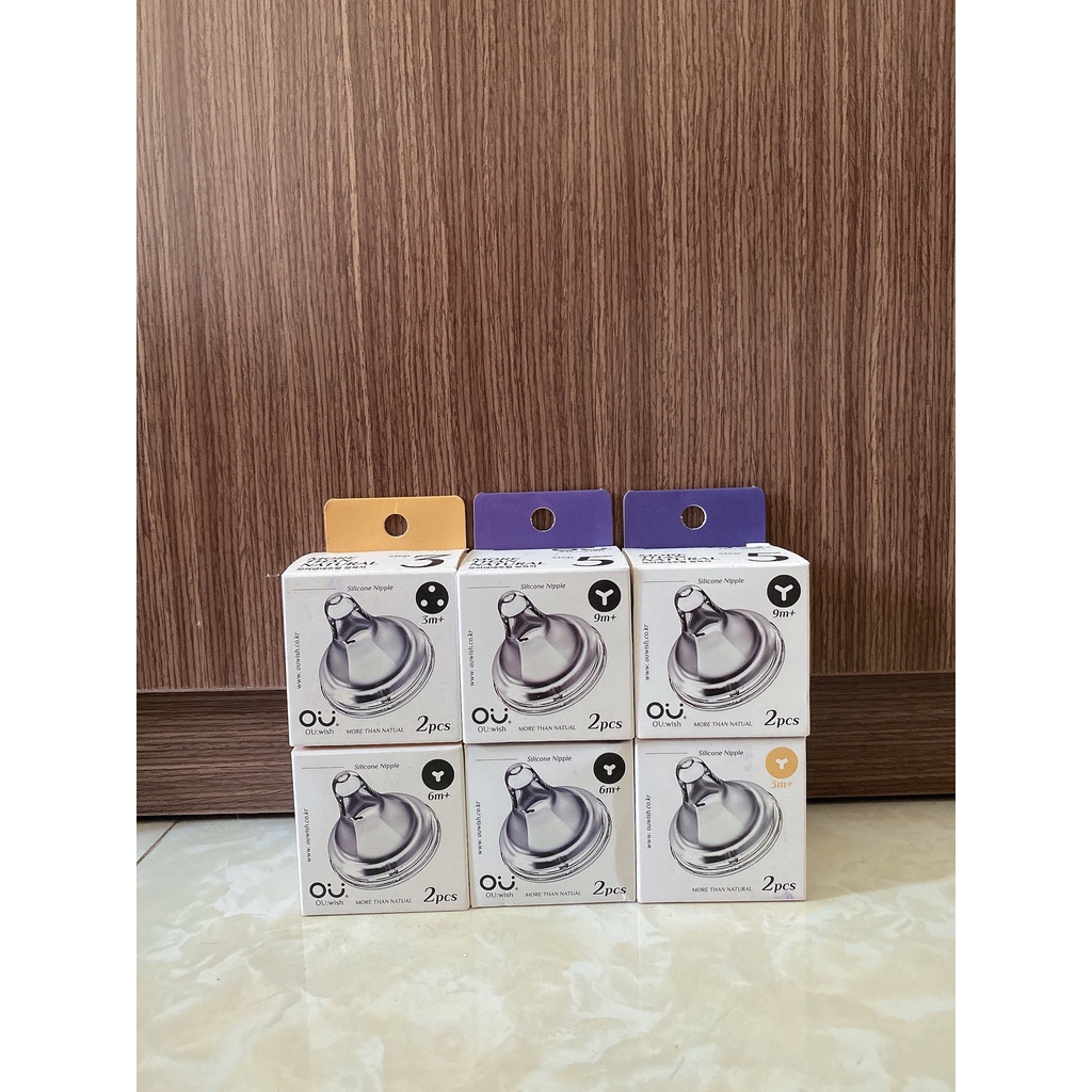 Núm Ti OU Wish Nội Địa Hàn Quốc - Núm Ti Mềm Nhất Thế Giới