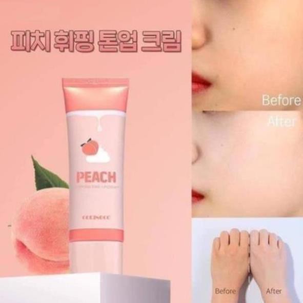 Kem Dưỡng Trắng Da [Trắng Da 100%-Hàng Auth] Kem Đào Peach Whip Tone Up Nâng Tone Da Trắng Hồng 50g