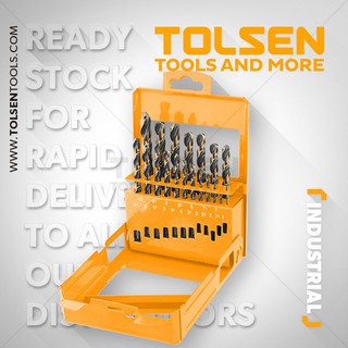 BỘ 19 MŨI KHOAN SẮT TOLSEN 75086
