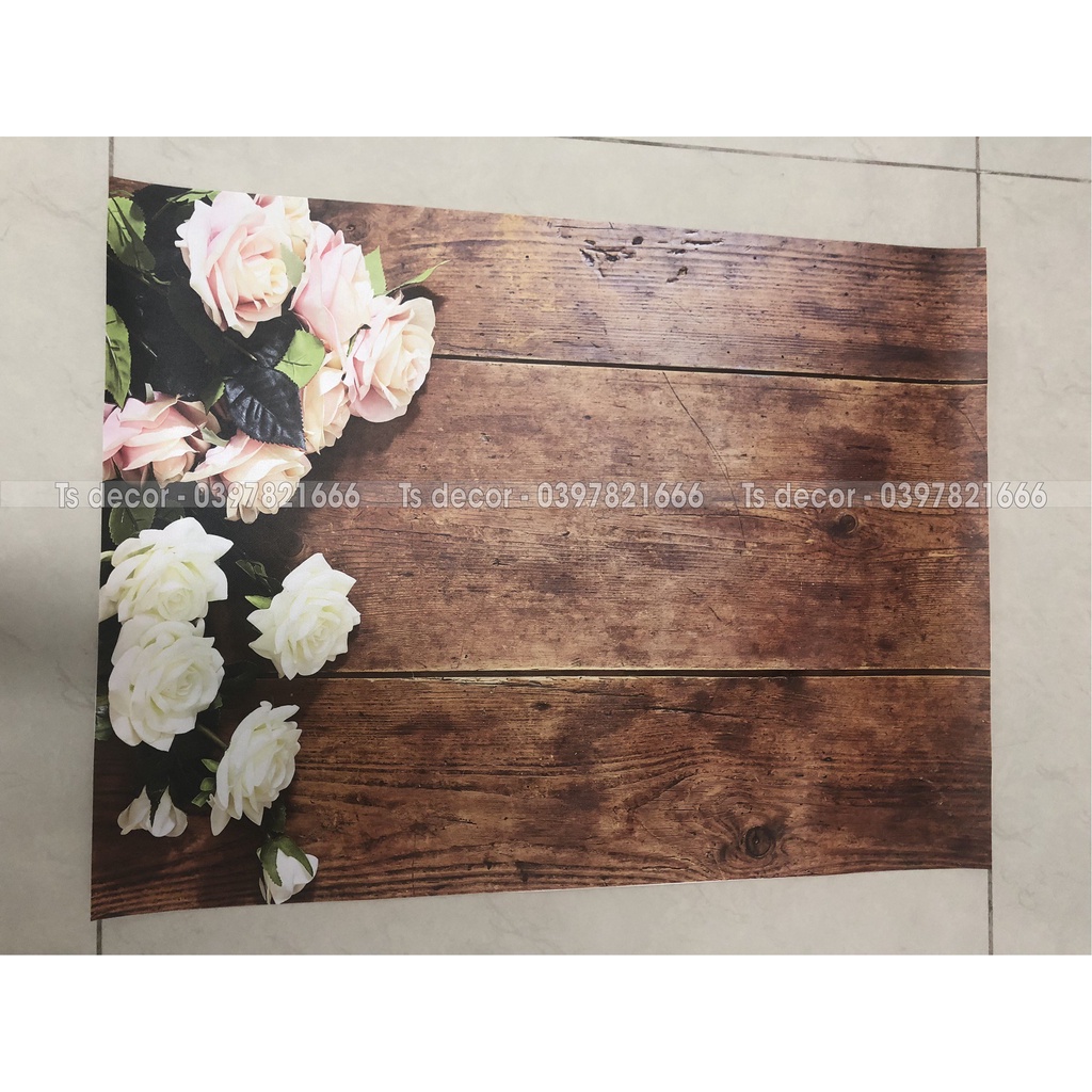 Phông Nền Chụp Ảnh Sản Phẩm Giả Sàn Gỗ