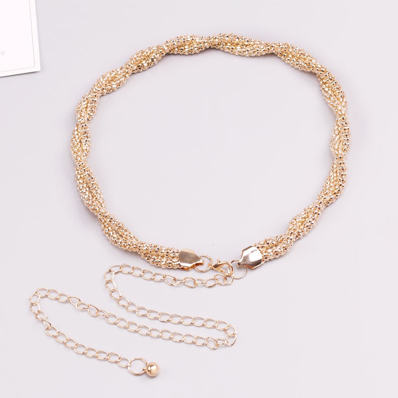 Thắt lưng đai váy kim loại chuỗi dễ thương TTL228