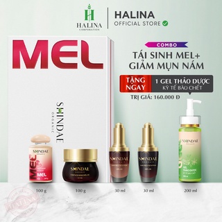 COMBO GIẢM MỤN NÁM TÀN NHANG MEL+ - Mỹ phẩm Halina Corp