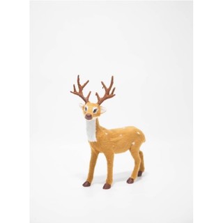 Con Tuần Lộc xi nhung nhỏ 20cm trang trí noel