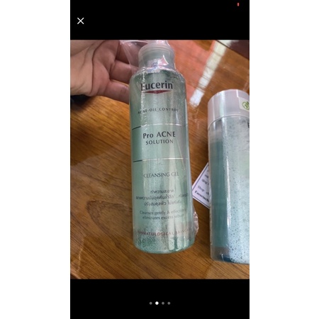 EUCERIN GEL RỬA MĂT CHO DA MỤN PRO ACNE CLEASING GEL 200ML