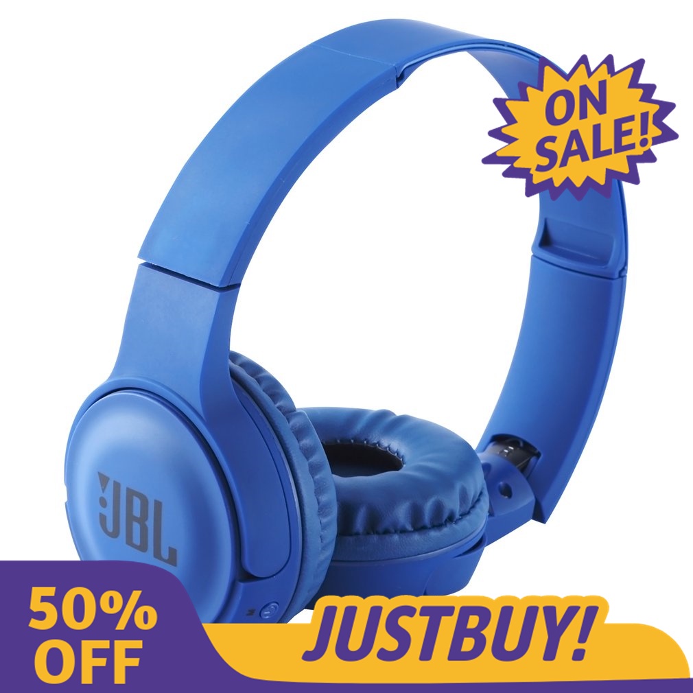 🤩Justbuy🤩 Tai nghe không dây Bluetooth 5.0 Chụp Tai có micro Headphone không dây thời trang màu sắc gắn trên đầu E500BT Pin tích hợp Âm nhạc Thể thao Di động