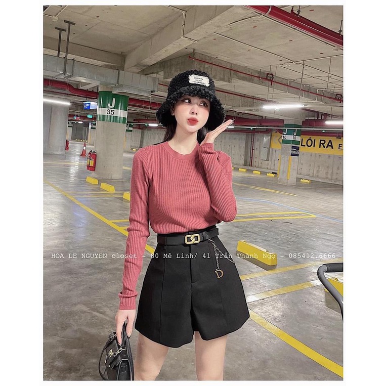 QUẦN SOOC DẠ QUẢNG CHÂU CAO CẤP KÈM ĐAI S8856