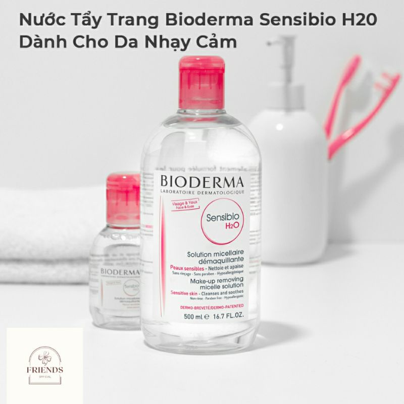 [CHÍNH HÃNG 100%] Nước Tẩy Trang BIODERMA 500ml, Mẫu Cũ và Mẫu Mới Nắp Ấn Tiện Dụng | BigBuy360 - bigbuy360.vn