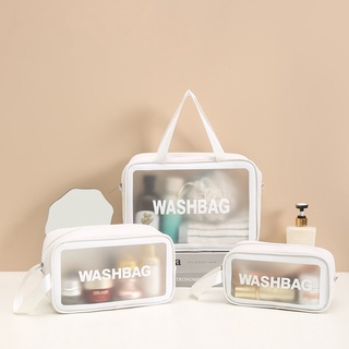 Túi Đựng Mỹ Phẩm Vật Dụng Du Lịch Washbag Chất Liệu PU TPU Chống Thấm 88249 GIAO HÀNG SIÊU TỐC 88