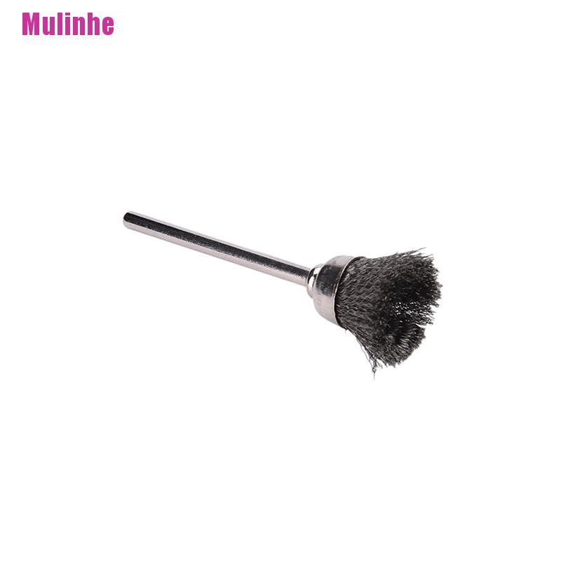 Bộ 10 Cọ Sợi Thép Không Gỉ Mini Cho Máy Xoay Dremel