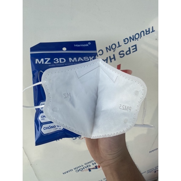 Hộp 20 cái khẩu trang y tế 6D MASK in logo 5k của bộ y tế siêu đẹp, siêu chất