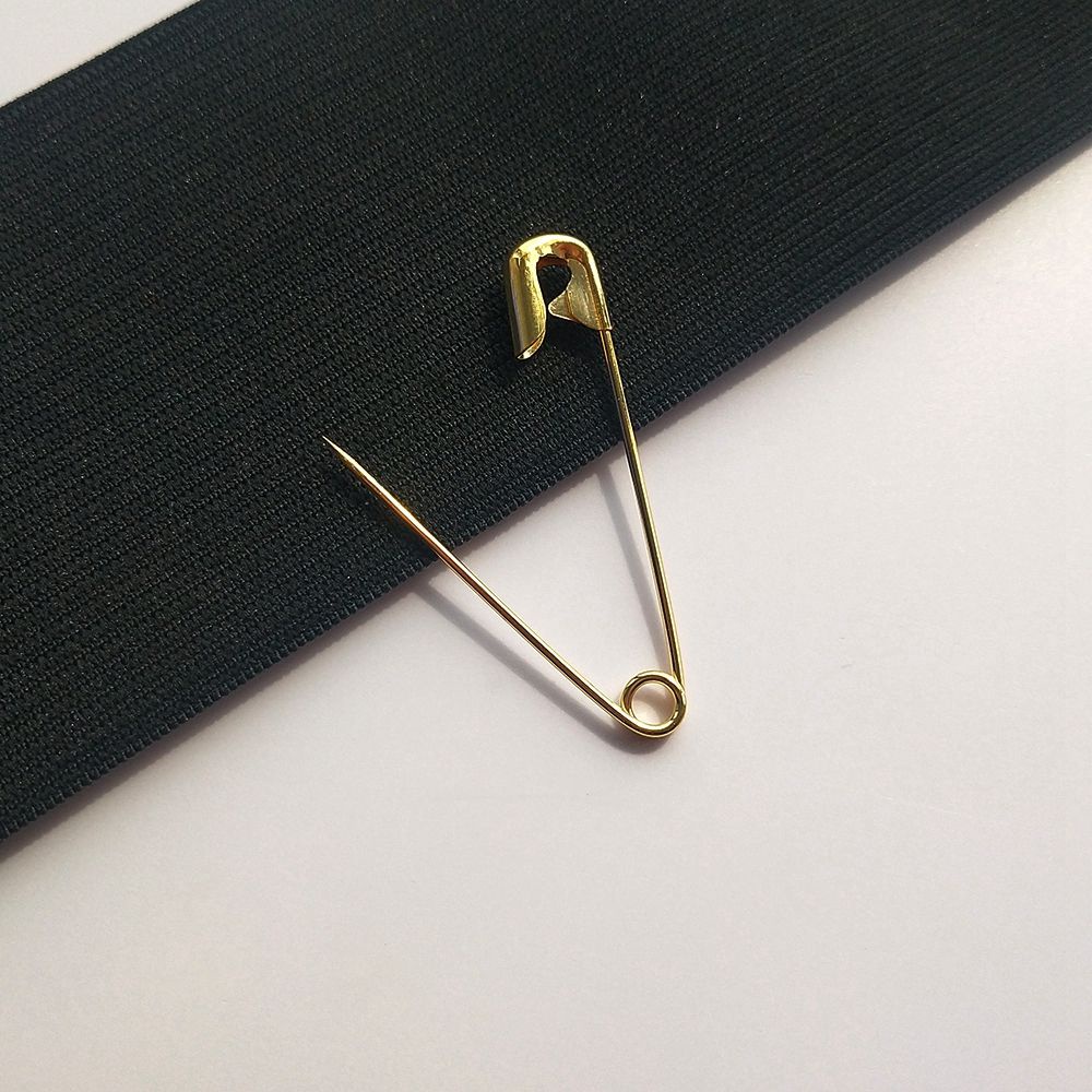 Set 10 kim băng mini 19x4mm bằng kim loại nhiều màu sắc tuỳ chọn dùng may quần áo búp bê