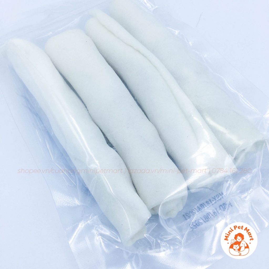 Xương da bò TÀI HƯNG THỊNH 611 (4 cái) - bánh xương, snack, bánh thưởng, xương gặm cho chó