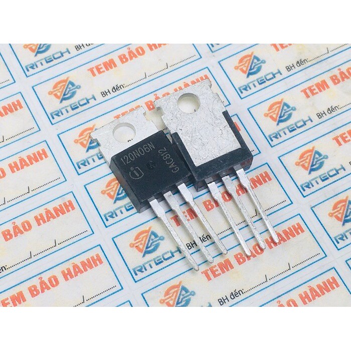 Combo 3 chiếc 120N06N, 120N06, N-Channel Mosfet 120A 60V TO-220