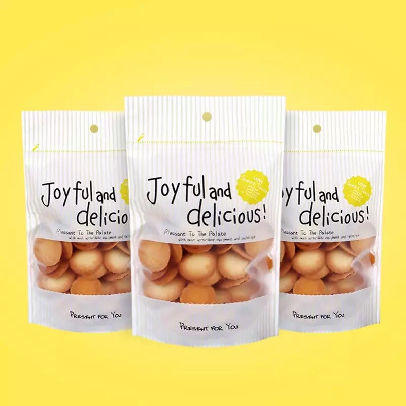 10 Túi zip đựng bánh quy Joyful