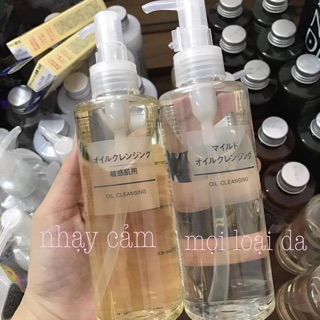 Dầu tẩy trang Muji 200ml cho da nhạy cảm và thường