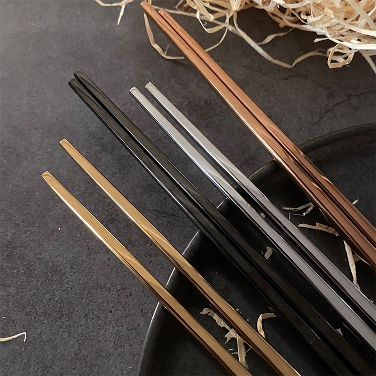 Bộ Đũa Inox 304 Chopstick Thép Không Gỉ Chất Lượng Cao Nhà Hàng