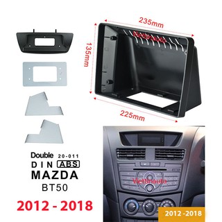 Mặt dưỡng lắp màn hình 9 in cho xe mazda bt-50 2012-2018 kèm canbus và rắc nguồn
