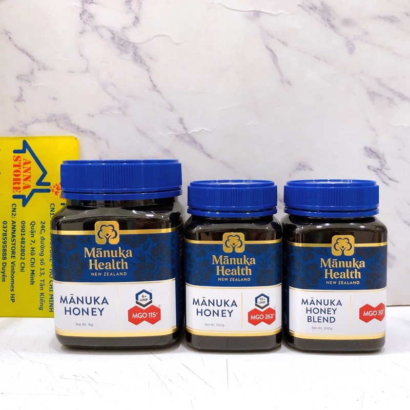 Mật Ong  Manuka Health New Zealand Tăng Cường Sức Đề Kháng Cải Thiện Hệ Tiêu Hóa Làm Đẹp Da